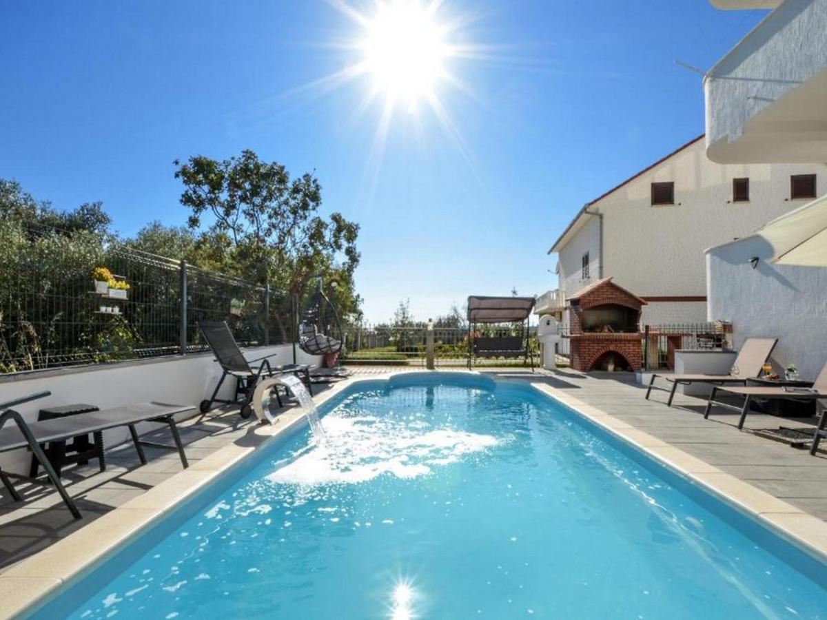 Apartment With Heated Pool And Sea View Traù Esterno foto
